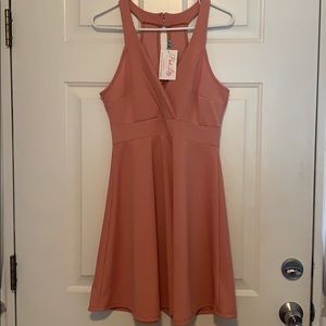 Pink Lily Pink Dress - Size L